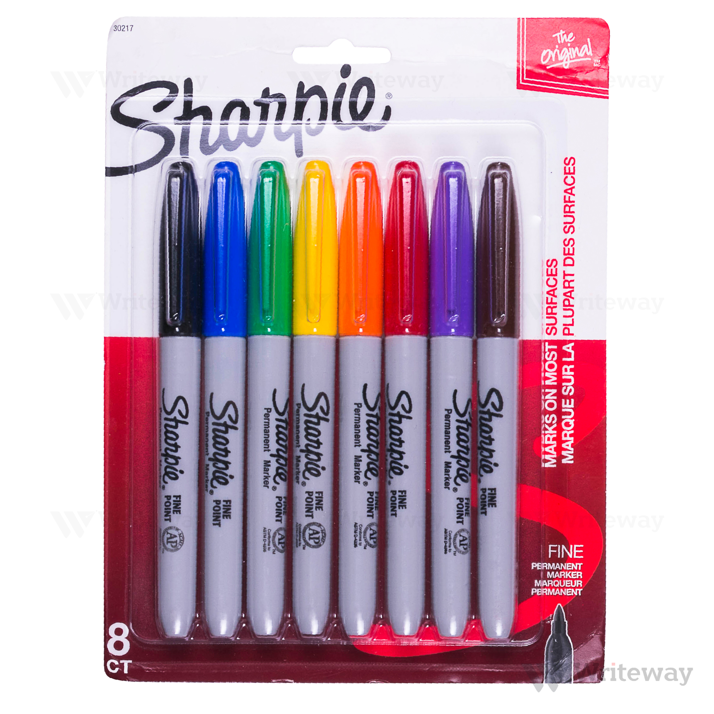 SHARPIE FINE TIP PERMANENT MARKER (PACK OF 8 Pcs)